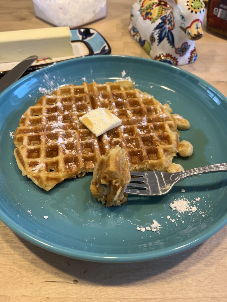 Easy Sourdough Discard Waffles